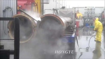Electric Water Blasting Machine for Steel Factory Pipe Cleaning